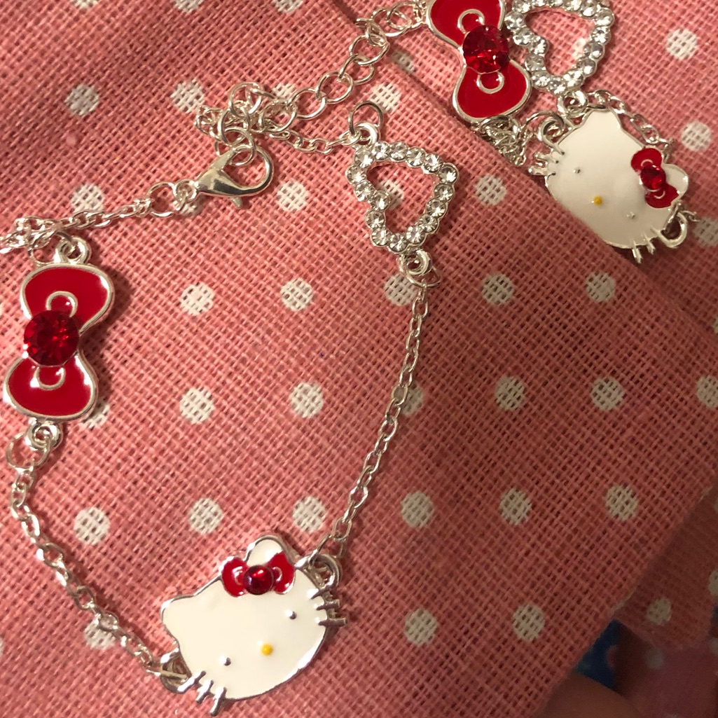 Kitty Bracelet Silver Cute Kitty Womens Girl 25$